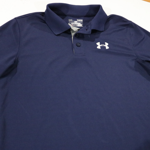 Under Armour Other - Under Armour Blue Heat Blue Polo YLG Under Armour Other - Under Armour Blue Heat Blue Polo YLG